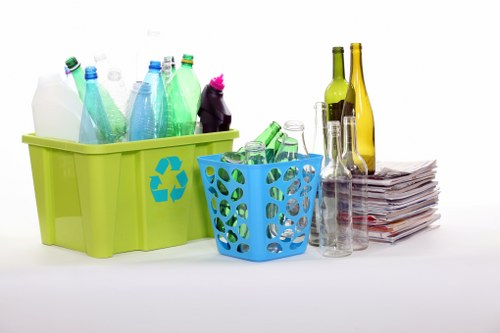 Stratford residents using curbside recycling bins