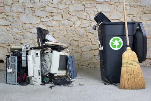 Advanced recycling facility with modern equipment