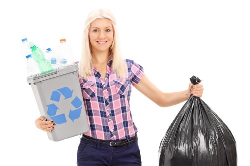 Satisfied customers using skip hire services in Stratford
